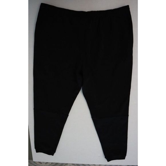 Lacoste XH120851 Men Sz 4XL Black Branded Bands Skinny Fleece Jogging Pants $120 - Picture 2 of 12